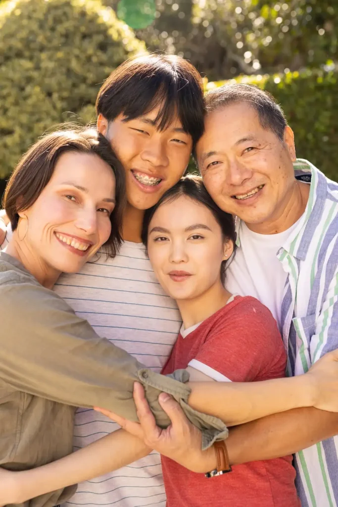 Family getting help for their child in bakersfield california.
