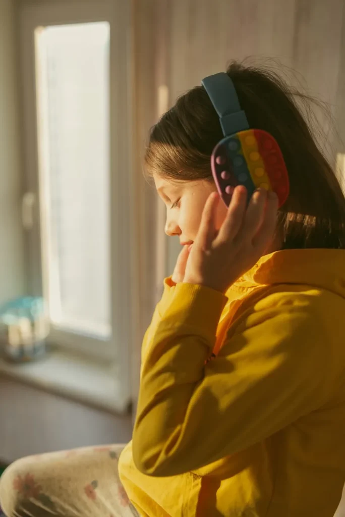 Young child whos parents are learning how to help adhd in children.
